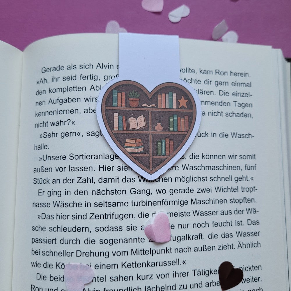 Magnet-Lesezeichen „Romance Reader“ 💕