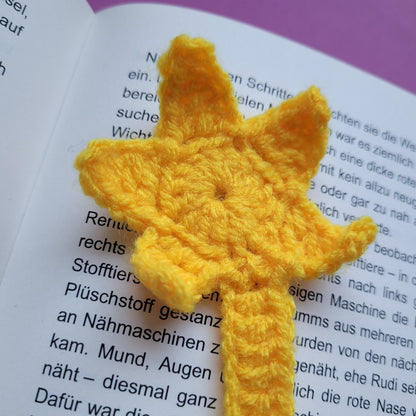 Häkel-Lesezeichen „Stern“ ⭐