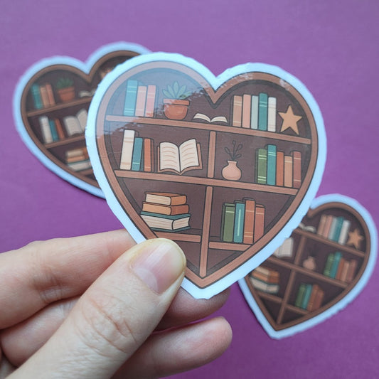 Sticker „Romance Bookshelf“ 💕