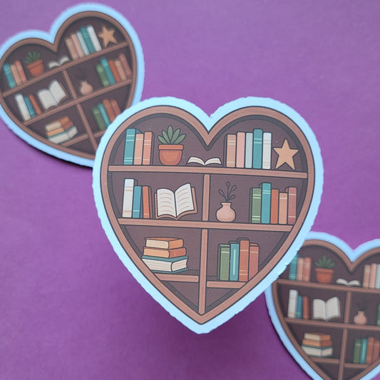 Sticker „Romance Bookshelf“ 💕