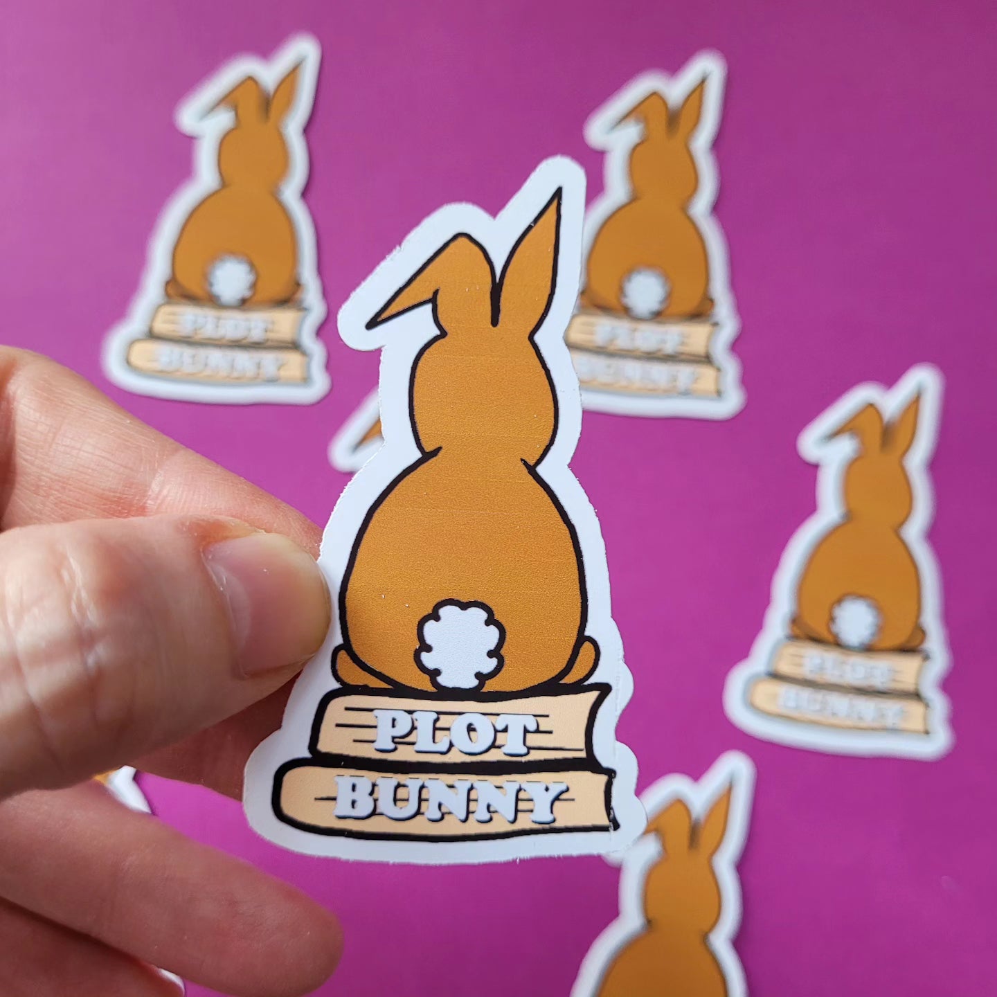 Sticker „Plotbunny"