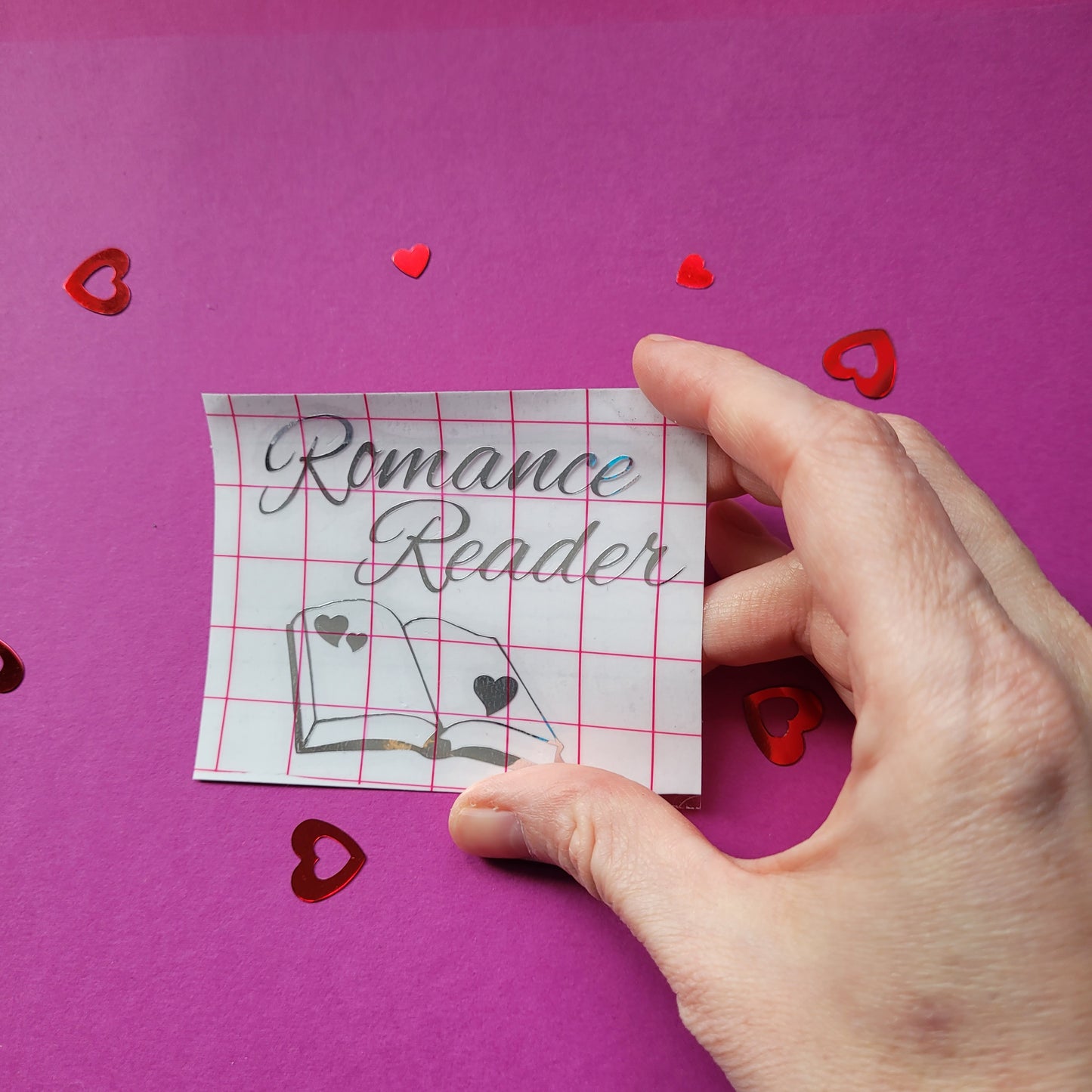 Vinyl-Aufkleber "Romance Reader"