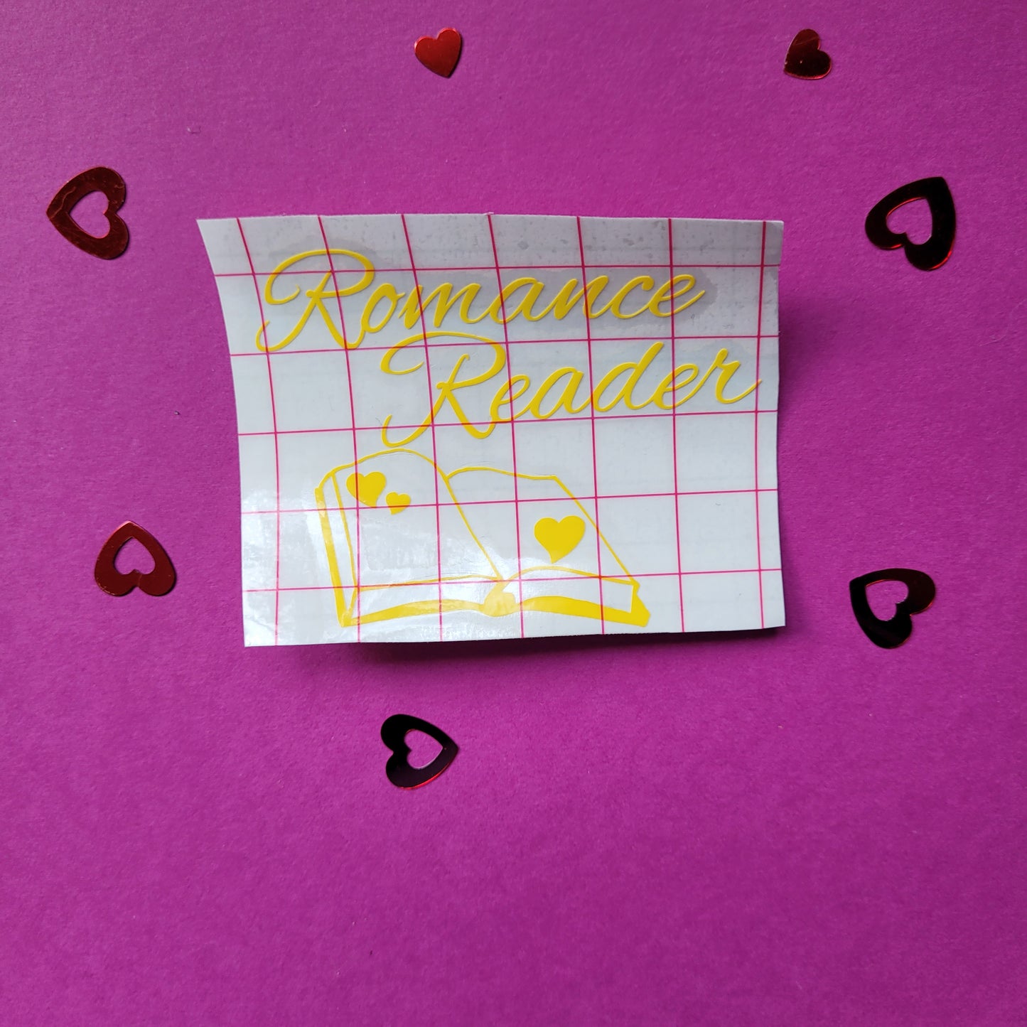 Vinyl-Aufkleber "Romance Reader"
