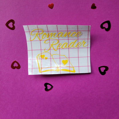 Vinyl-Aufkleber "Romance Reader"