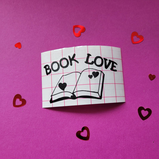 Vinyl-Aufkleber "Book Love"