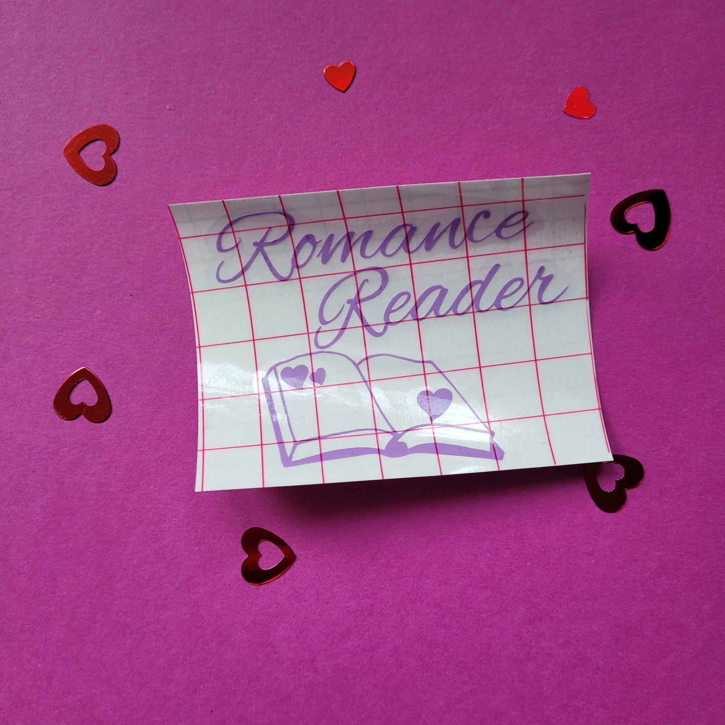 Vinyl-Aufkleber "Romance Reader"