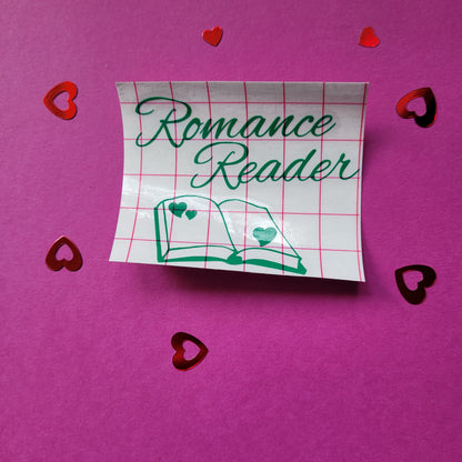 Vinyl-Aufkleber "Romance Reader"