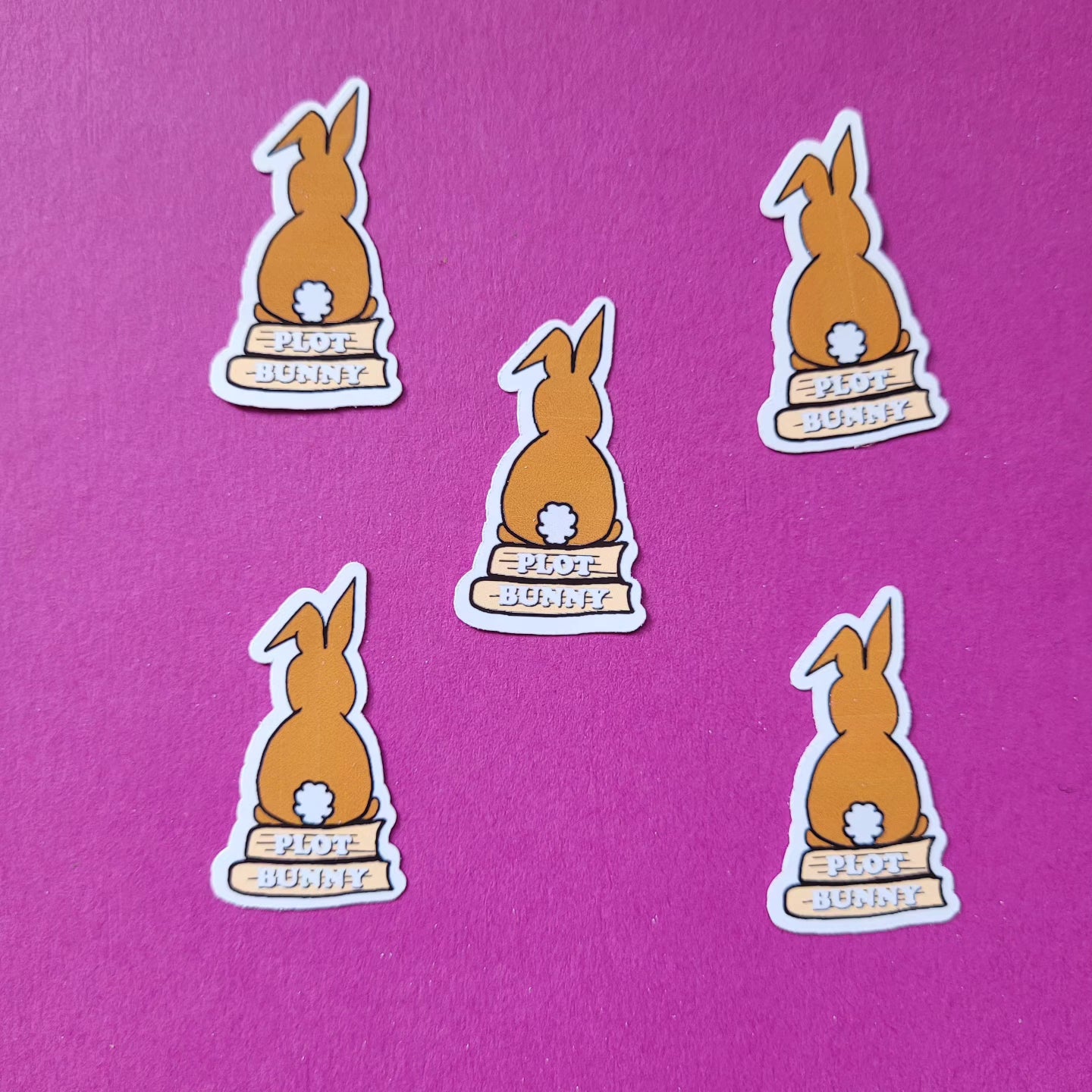 Sticker-Set "Plotbunny"