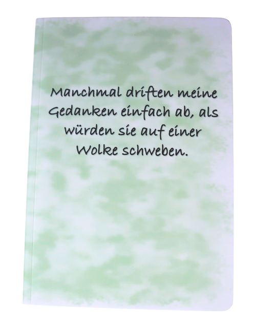 Notizbuch A5 "Manchmal driften meine Gedanken ab"