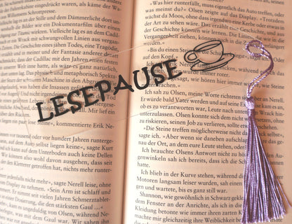Acryl-Lesezeichen "Lesepause"